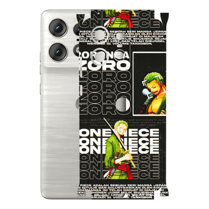 Motorola Phone Skins (All Models) - One Piece Zoro - 3D Embossed Finish (L-250) Motorola Edge 50 PRO (5G)