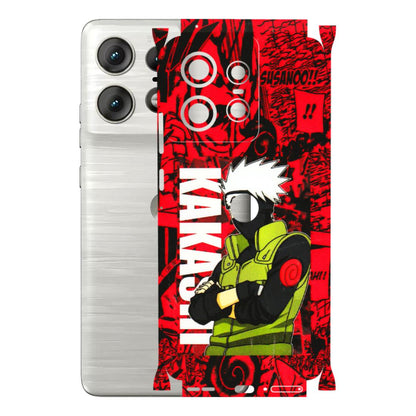 Motorola Phone Skins (All Models) - Kakashi Red Anime - 3D Embossed Finish (L-251) Motorola Edge 50 PRO (5G)
