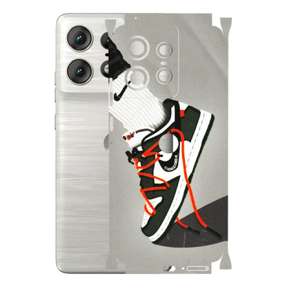 Motorola Phone Skins (All Models) - New Grey Sneaker - 3D Embossed Finish (L-261) Motorola Edge 50 PRO (5G)