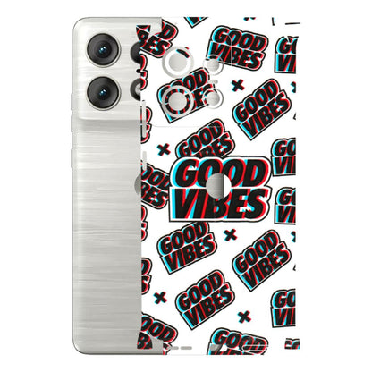 Motorola Phone Skins (All Models) - Good Vibes - 3D Embossed Finish (L-282) Motorola Edge 50 PRO (5G)