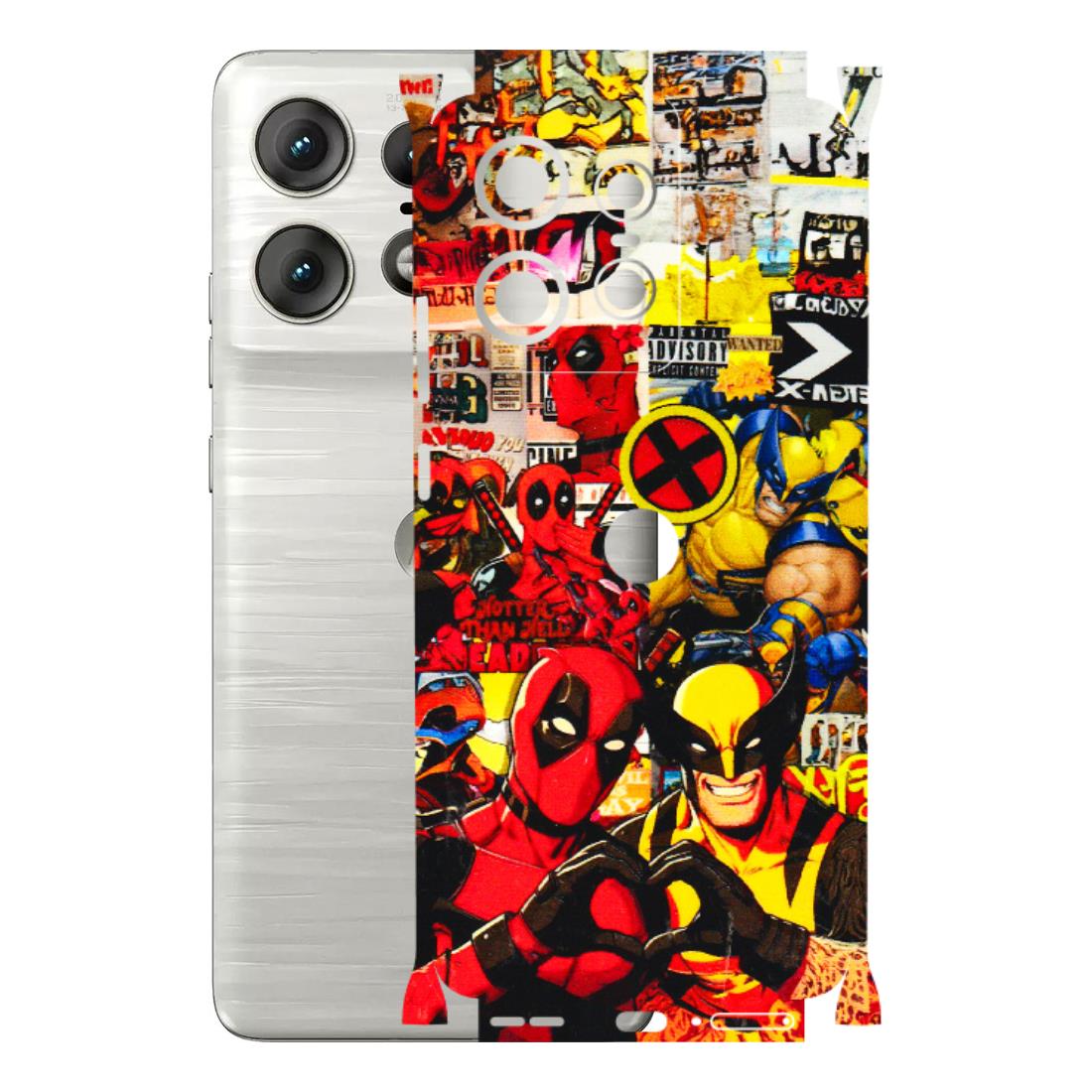Motorola Phone Skins (All Models) - Spidy Wolverine - 3D Embossed Finish (L-310) Motorola Edge 50 PRO (5G)