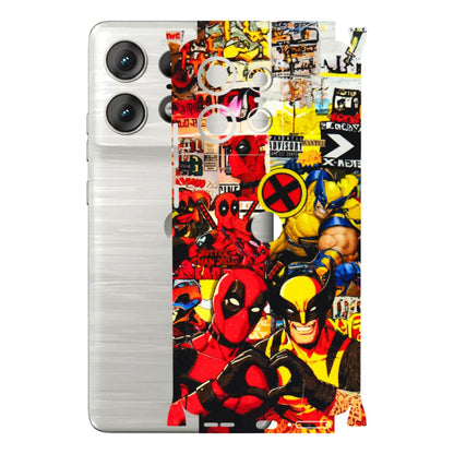 Motorola Phone Skins (All Models) - Spidy Wolverine - 3D Embossed Finish (L-310) Motorola Edge 50 PRO (5G)