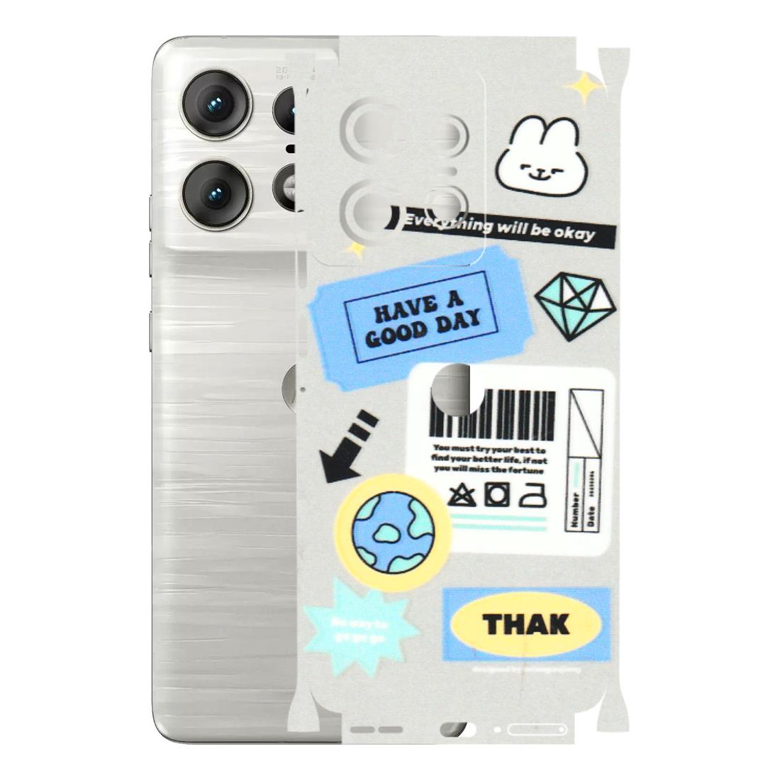 Motorola Phone Skins (All Models) - Will Be Okay Design - 3D Embossed Finish (L-316) Motorola Edge 50 PRO (5G)