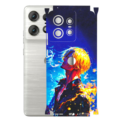 Motorola Phone Skins (All Models) - Sanji Vinsmoke One Piece - 3D Embossed Finish (L-319) Motorola Edge 50 PRO (5G)