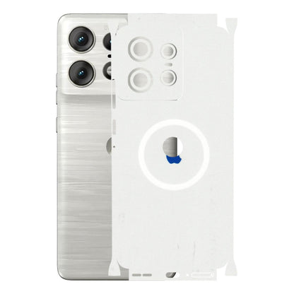 Motorola Phone Skins (All Models) - iPhone Magsafe Logo - 3D Embossed Finish (L-320) Motorola Edge 50 PRO (5G)