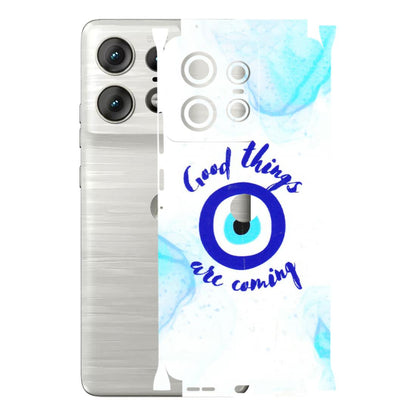 Motorola Phone Skins (All Models) - Evil Eye Good Things Are Coming - 3D Embossed Finish (L-322) Motorola Edge 50 PRO (5G)