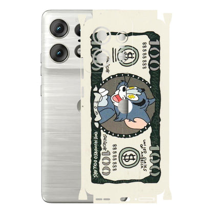 Motorola Phone Skins (All Models) - Tom Hundred Dollar - 3D Embossed Finish (L-324) Motorola Edge 50 PRO (5G)