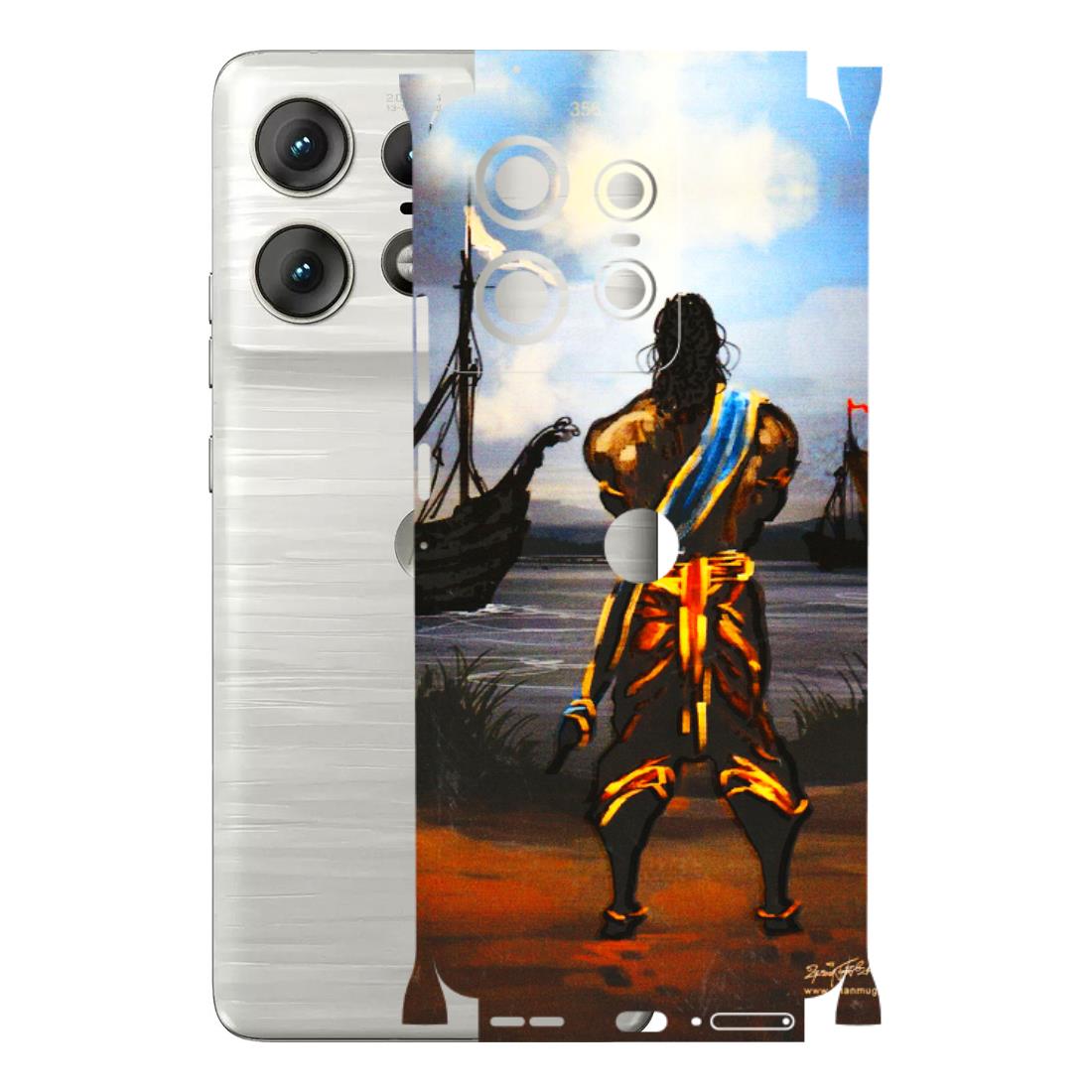 Motorola Phone Skins (All Models) - Heavenly God Figure - 3D Embossed Finish (L-34) Motorola Edge 50 PRO (5G)