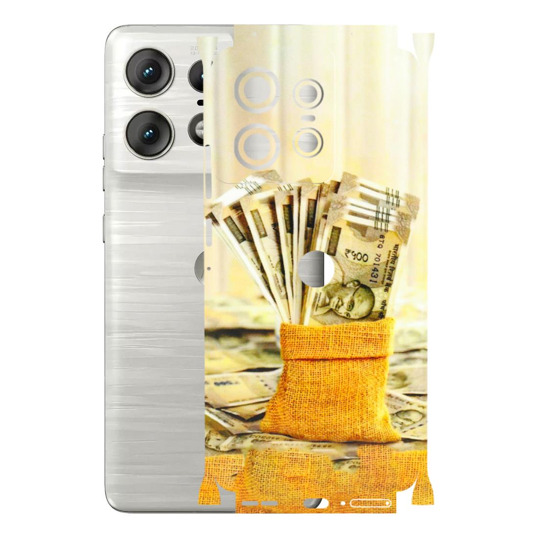 Motorola Phone Skins (All Models) - Show Me The Money - 3D Embossed Finish (L-52) Motorola Edge 50 PRO (5G)