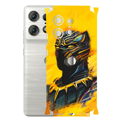 Motorola Phone Skins (All Models) - Yellow Panther - 3D Embossed Finish (L-54) Motorola Edge 50 PRO (5G)