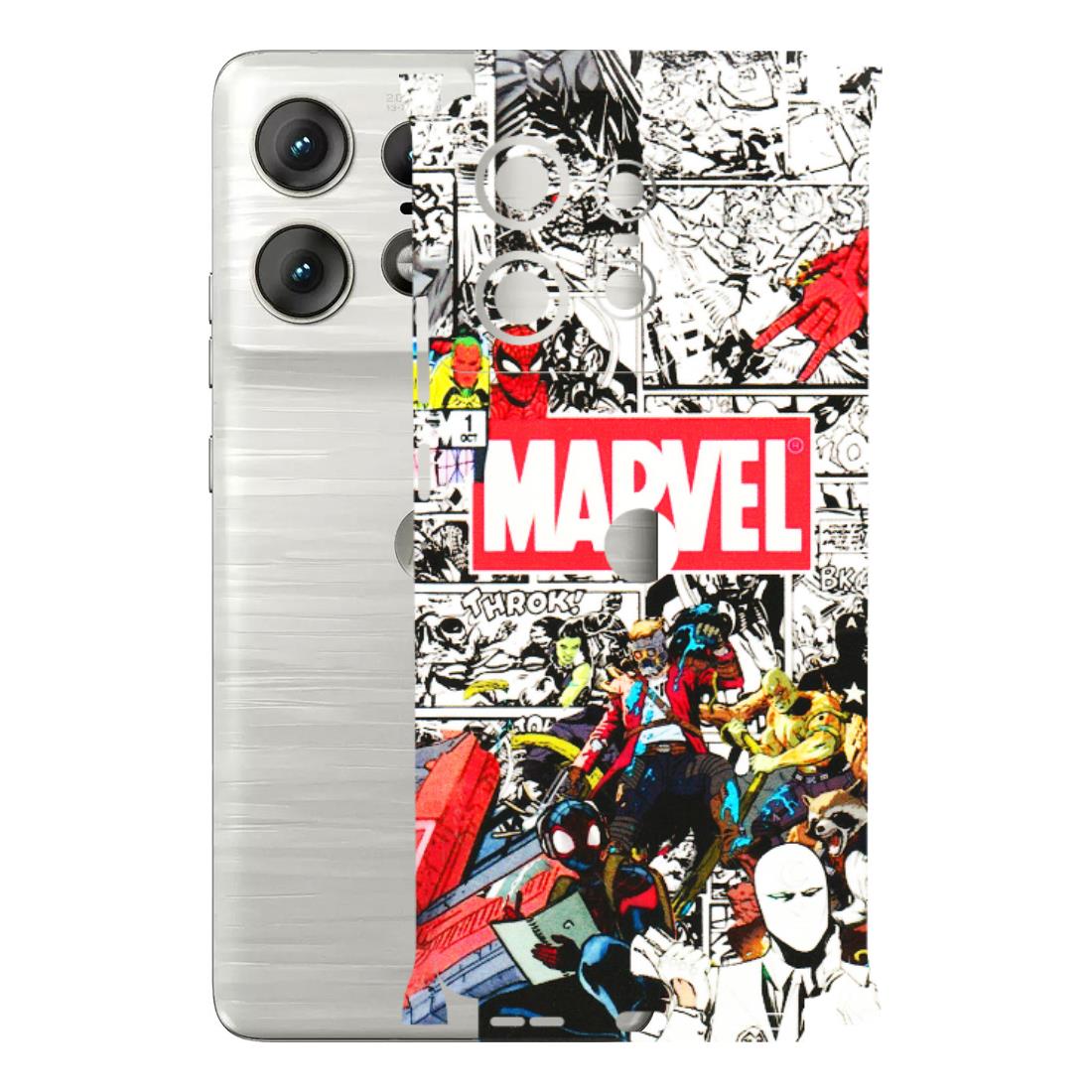 Motorola Phone Skins (All Models) - Marvel Colorful Comic - 3D Embossed Finish (L-64) Motorola Edge 50 PRO (5G)