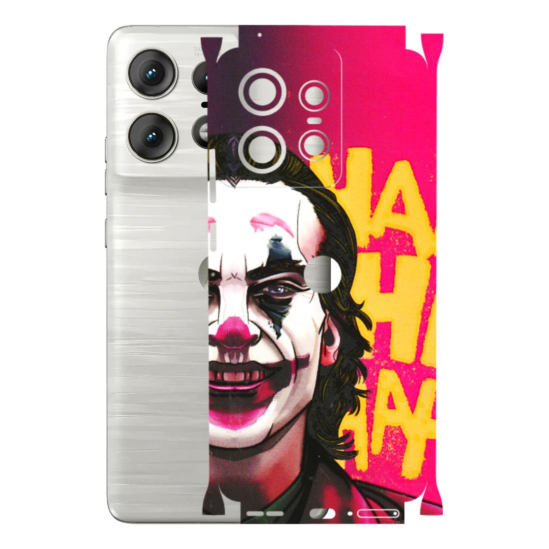 Motorola Phone Skins (All Models) - Joker Evil Laugh - 3D Embossed Finish (L-97) Motorola Edge 50 PRO (5G)