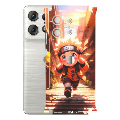 Motorola Phone Skins (All Models) - Naruto Cute Toon Running - Matte Finish (M-04) Motorola Edge 50 PRO (5G)