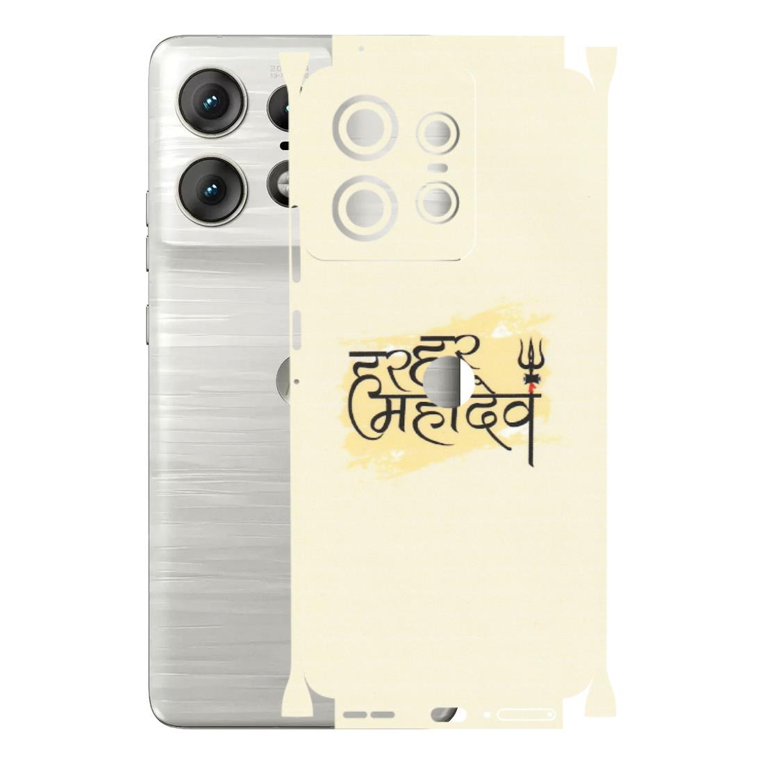 Motorola Phone Skins (All Models) - Har Har Mahadev - Matte Finish (M-10) Motorola Edge 50 PRO (5G)