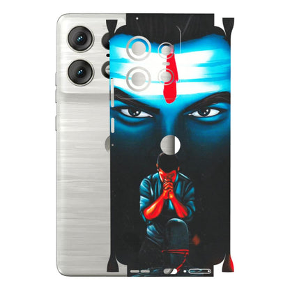 Motorola Phone Skins (All Models) - Mahakal Bhakt - Matte Finish (M-112) Motorola Edge 50 PRO (5G)