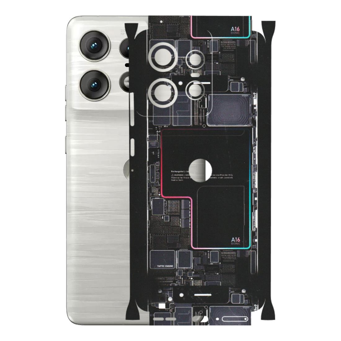 Motorola Phone Skins (All Models) - Motherboard Circuit Layout - Matte Finish (M-117) Motorola Edge 50 PRO (5G)