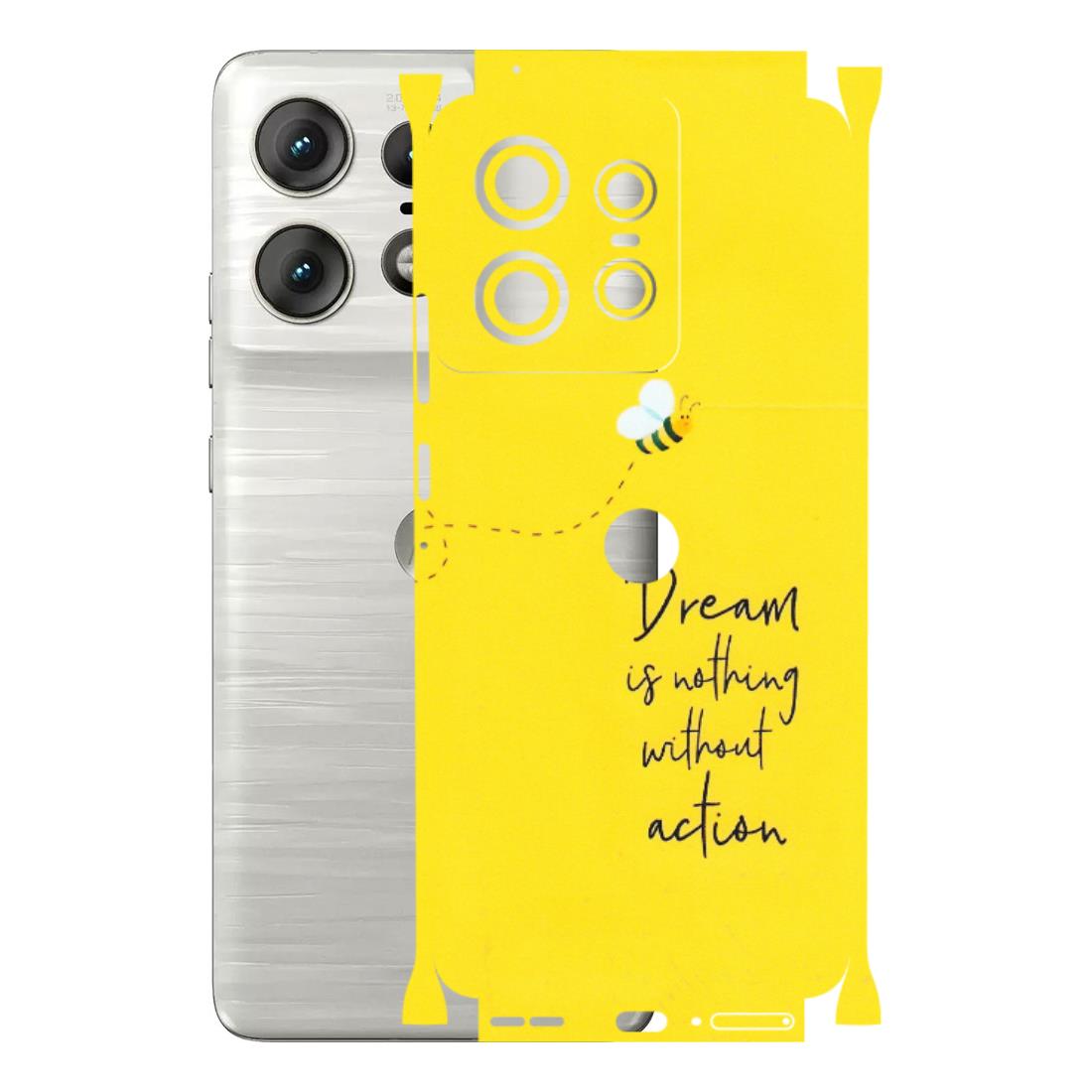 Motorola Phone Skins (All Models) - Dream Is Nothing Without Action - Matte Finish (M-138) Motorola Edge 50 PRO (5G)