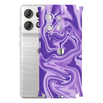 Motorola Phone Skins (All Models) - Hazy Purple Nights - Matte Finish (M-14) Motorola Edge 50 PRO (5G)