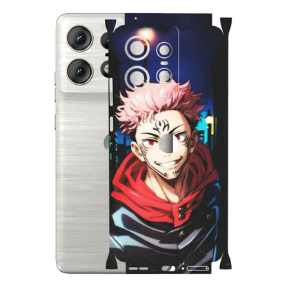 Motorola Phone Skins (All Models) - Yuji Itadori Funny Face Anime - Matte Finish (M-152) Motorola Edge 50 PRO (5G)