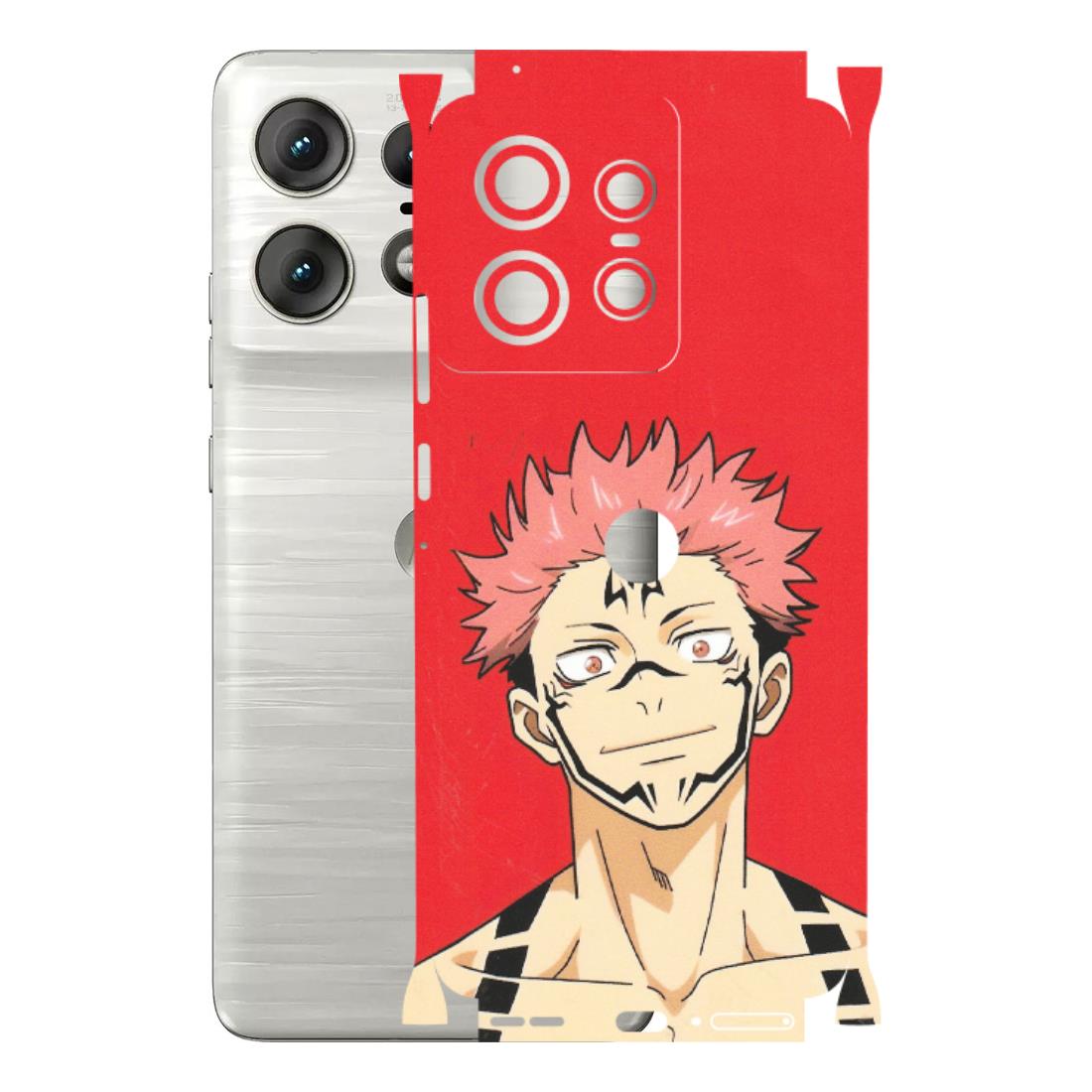 Motorola Phone Skins (All Models) - Ryomen Sukuna Fun Anime - Matte Finish (M-153) Motorola Edge 50 PRO (5G)