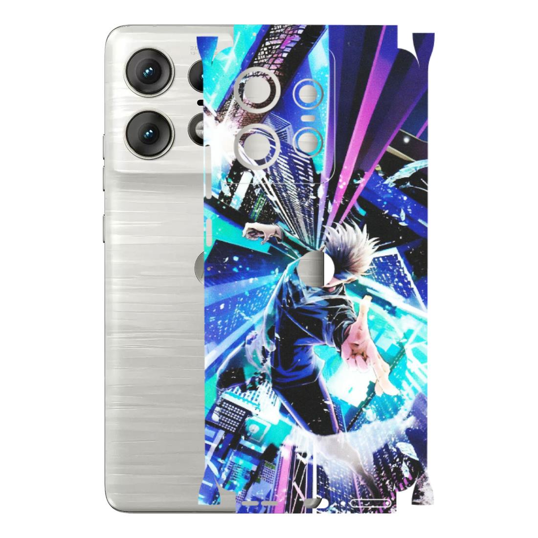 Motorola Phone Skins (All Models) - Manga Action Jujustu Kaisen Anime - Matte Finish (M-155) Motorola Edge 50 PRO (5G)