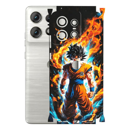 Motorola Phone Skins (All Models) - Goku Transformation Anime - Matte Finish (M-159) Motorola Edge 50 PRO (5G)