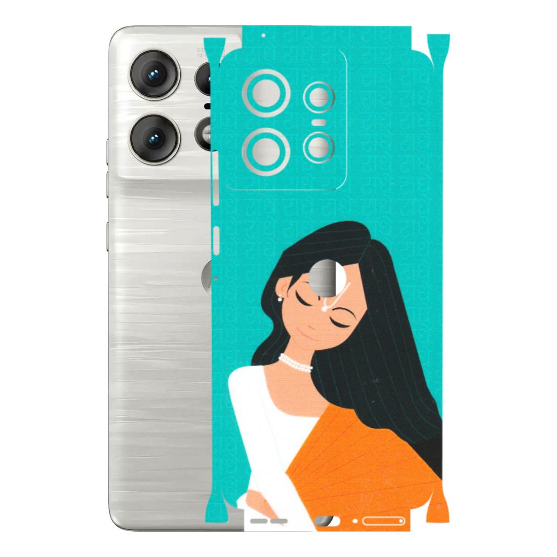 Motorola Phone Skins (All Models) - Radhe Radhe With Hindu Symbol - Matte Finish (M-164) Motorola Edge 50 PRO (5G)