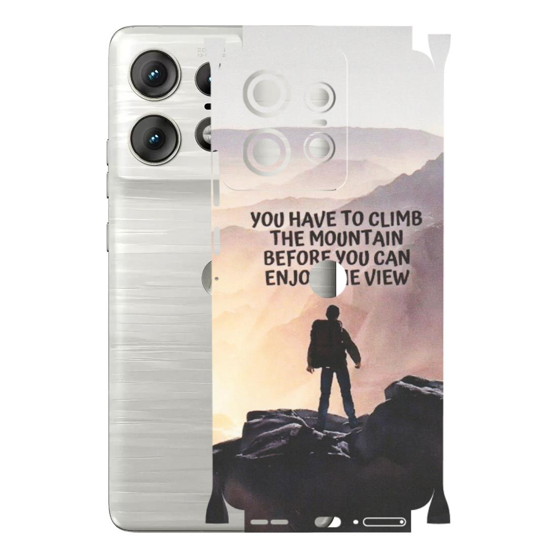 Motorola Phone Skins (All Models) - Motivational Hiking Mountain - Matte Finish (M-28) Motorola Edge 50 PRO (5G)