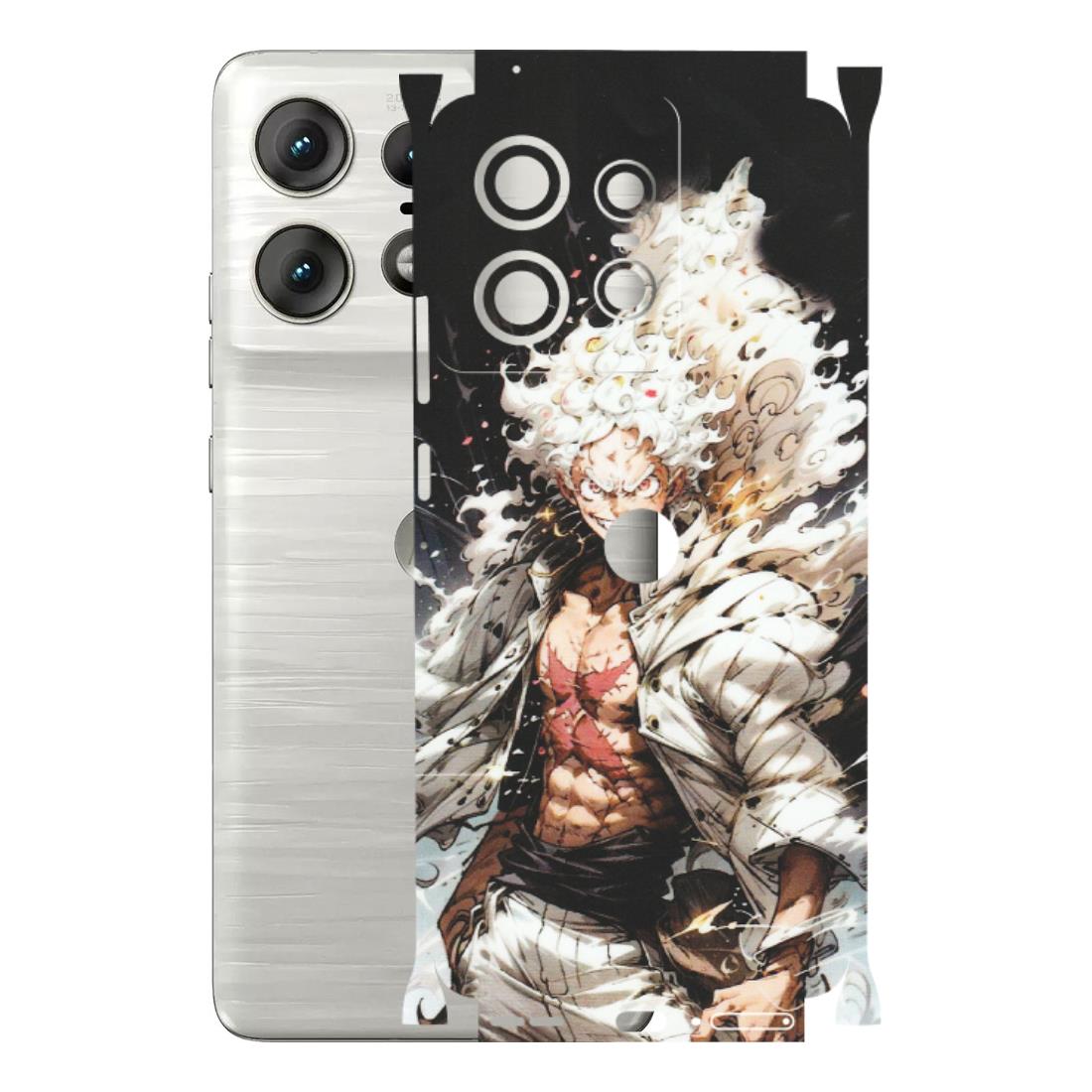 Motorola Phone Skins (All Models) - Anime Angry Classy Character - Matte Finish (M-34) Motorola Edge 50 PRO (5G)