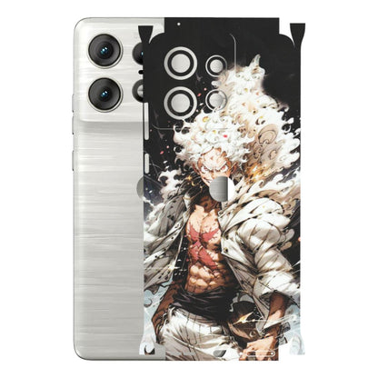 Motorola Phone Skins (All Models) - Anime Angry Classy Character - Matte Finish (M-34) Motorola Edge 50 PRO (5G)