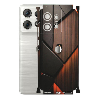 Motorola Phone Skins (All Models) - Lambo Beauty Wood Pattern Sober - Matte Finish (M-51) Motorola Edge 50 PRO (5G)