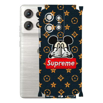 Motorola Phone Skins (All Models) - Mickey Supreme - Matte Finish (M-83) Motorola Edge 50 PRO (5G)