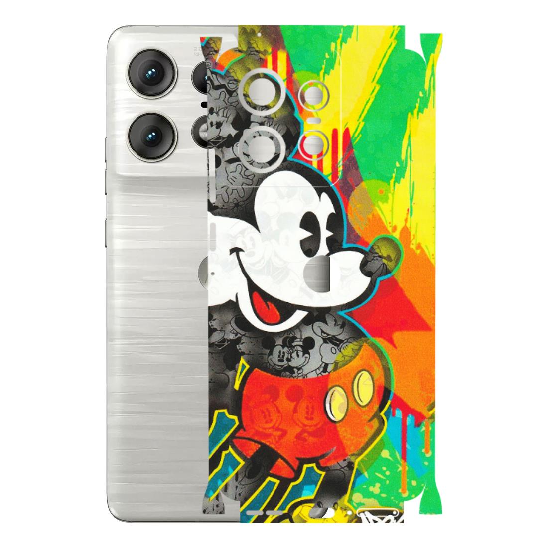Motorola Phone Skins (All Models) - Multiple Mickey With Colourful Texture - Matte Finish (M-84) Motorola Edge 50 PRO (5G)
