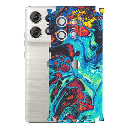 Motorola Phone Skins (All Models) - Majestic Galactic Marbel - Matte Finish (M-85) Motorola Edge 50 PRO (5G)