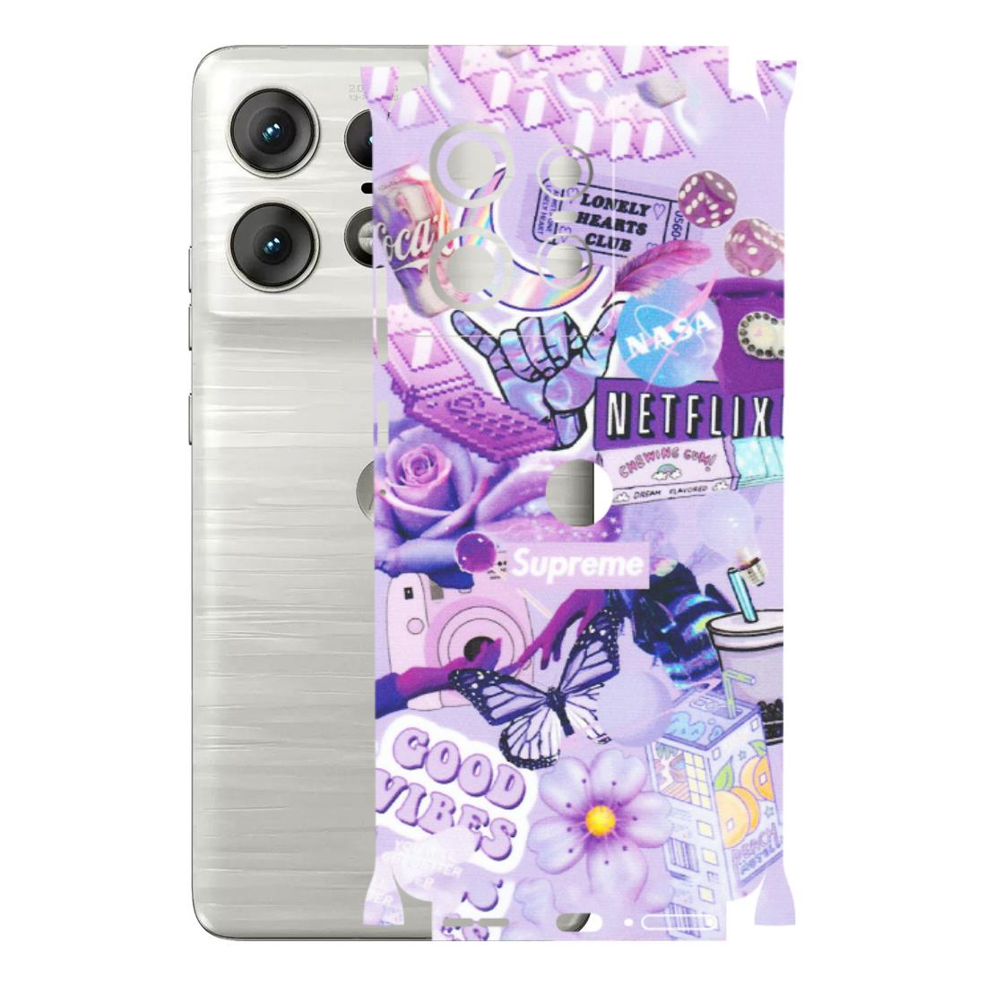 Motorola Phone Skins (All Models) - Supreme Purple Magic - Matte Finish (M-88) Motorola Edge 50 PRO (5G)