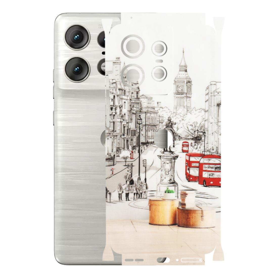 Motorola Phone Skins (All Models) - London Street - Transparent Finish (T-02) Motorola Edge 50 PRO (5G)