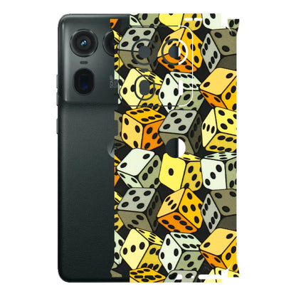 Motorola Phone Skins (All Models) - Dices Of Life - 3D Embossed Finish (L-04) Motorola Edge 50 Ultra (5G)