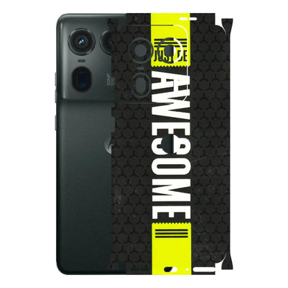 Motorola Phone Skins (All Models) - Just Be Awesome - 3D Embossed Finish (L-101) Motorola Edge 50 Ultra (5G)