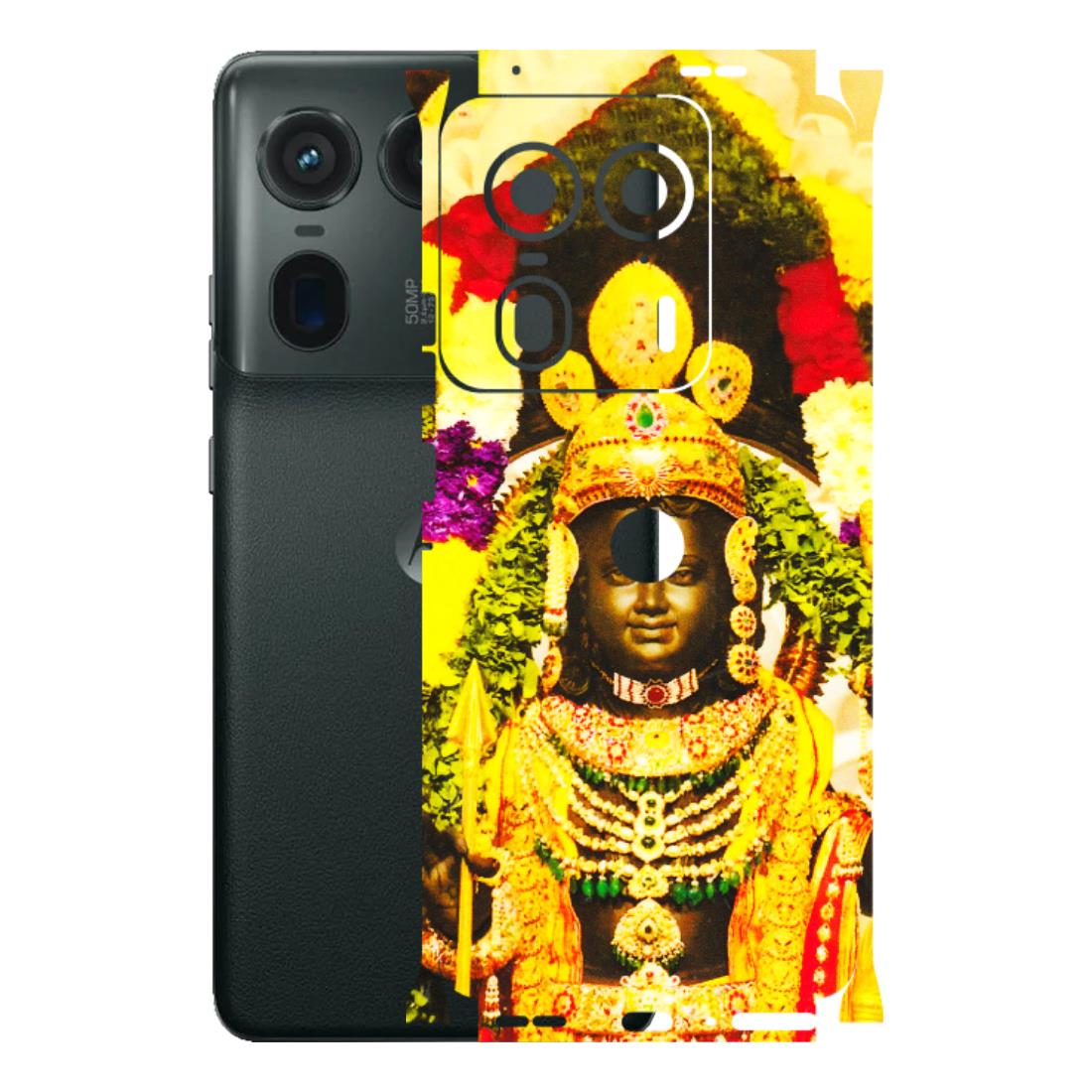 Motorola Phone Skins (All Models) - Ram Lalla Ayodhya - 3D Embossed Finish (L-103) Motorola Edge 50 Ultra (5G)