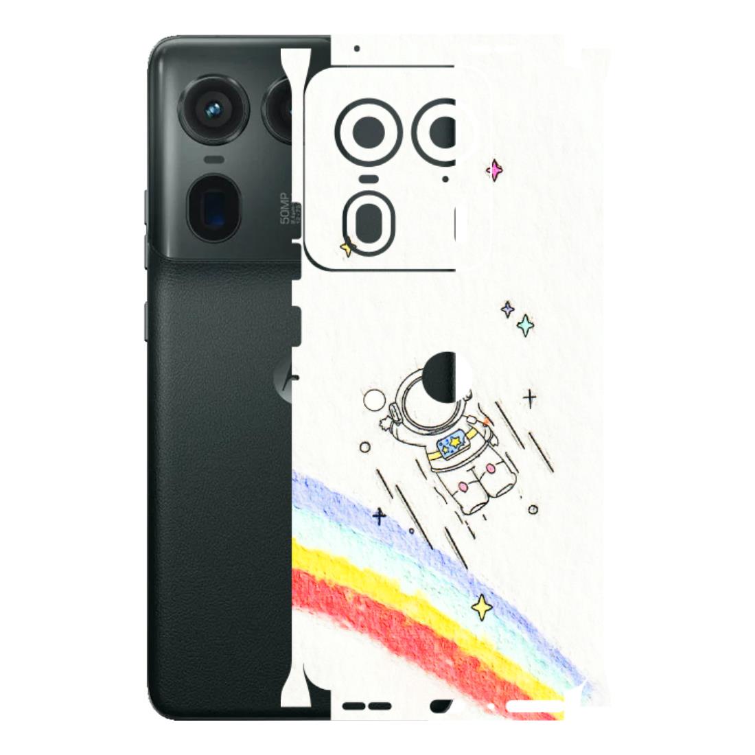 Motorola Phone Skins (All Models) - Milkyway Astronaut - 3D Embossed Finish (L-110) Motorola Edge 50 Ultra (5G)