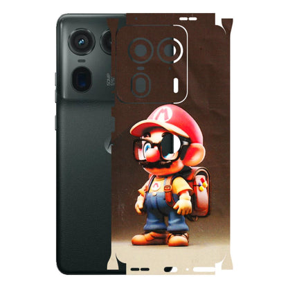 Motorola Phone Skins (All Models) - Little Mario - 3D Embossed Finish (L-119) Motorola Edge 50 Ultra (5G)