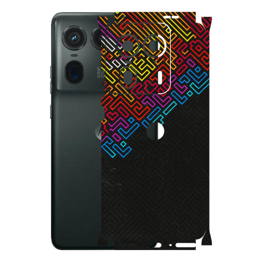 Motorola Phone Skins (All Models) - Dotme Pattern Art - 3D Embossed Finish (L-121) Motorola Edge 50 Ultra (5G)