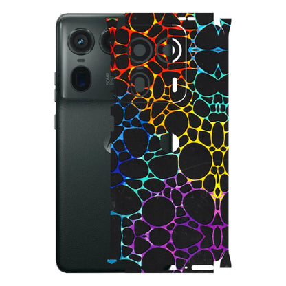 Motorola Phone Skins (All Models) - Abstract Art MultiColour - 3D Embossed Finish (L-133) Motorola Edge 50 Ultra (5G)