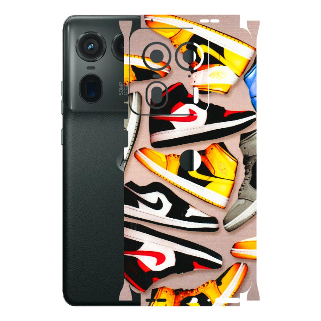 Motorola Phone Skins (All Models) - Sneaker Lover - 3D Embossed Finish (L-135) Motorola Edge 50 Ultra (5G)