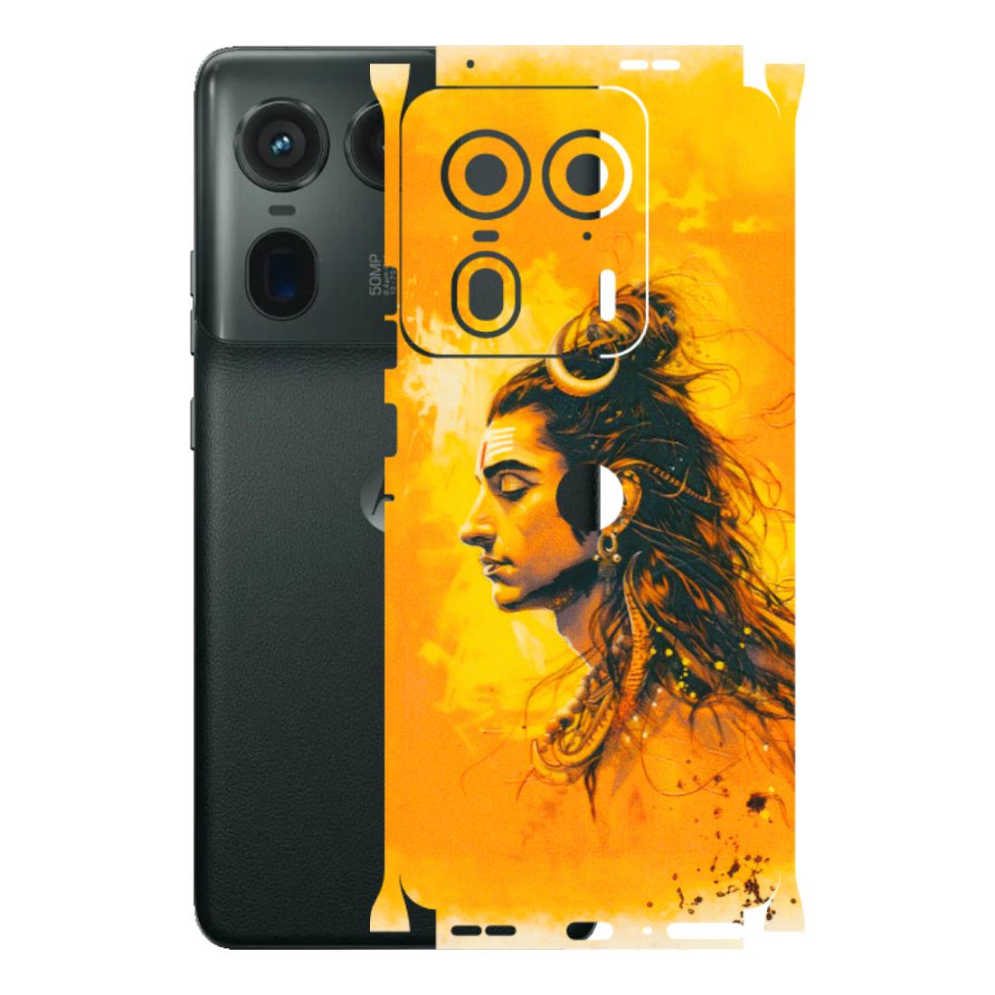Motorola Phone Skins (All Models) - Shiv Shakti - 3D Embossed Finish (L-14) Motorola Edge 50 Ultra (5G)
