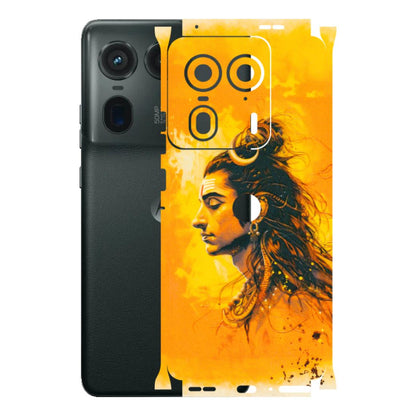 Motorola Phone Skins (All Models) - Shiv Shakti - 3D Embossed Finish (L-14) Motorola Edge 50 Ultra (5G)