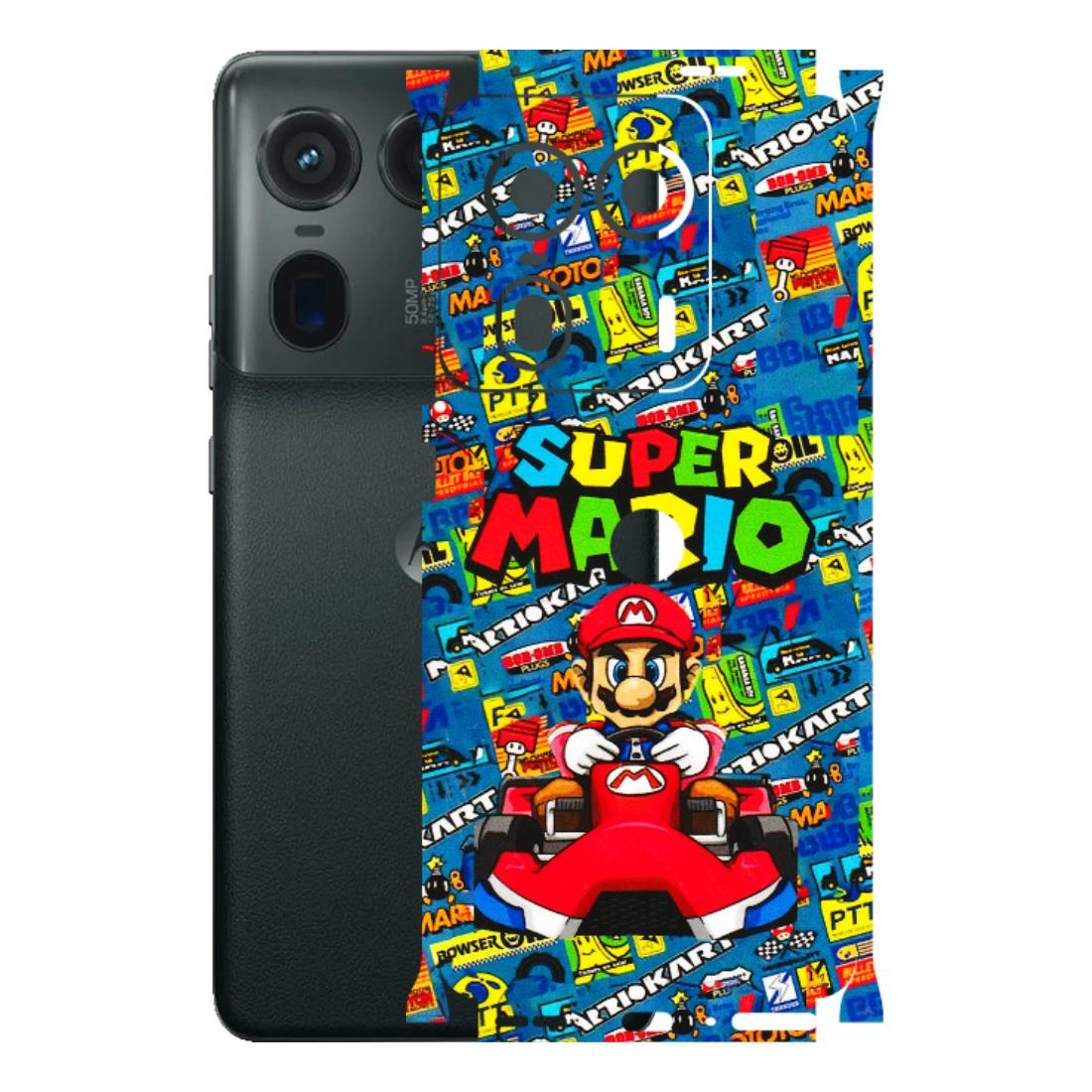 Motorola Phone Skins (All Models) - Super Mario Kart - 3D Embossed Finish (L-140) Motorola Edge 50 Ultra (5G)