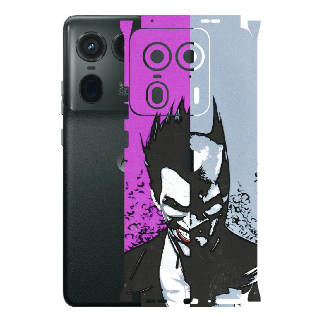 Motorola Phone Skins (All Models) - Batman & Joker - 3D Embossed Finish (L-143) Motorola Edge 50 Ultra (5G)