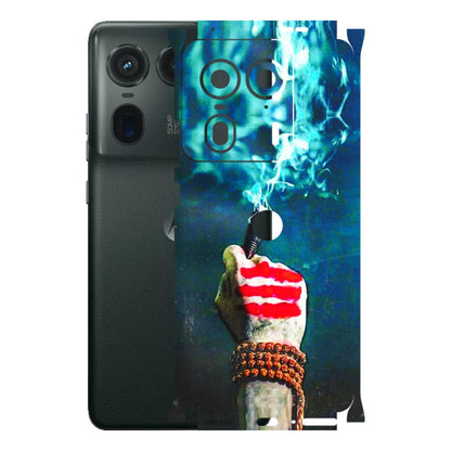 Motorola Phone Skins (All Models) - Mahadev Bhakt - 3D Embossed Finish (L-146) Motorola Edge 50 Ultra (5G)