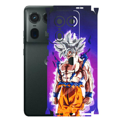 Motorola Phone Skins (All Models) - Goku Purple Anime - 3D Embossed Finish (L-147) Motorola Edge 50 Ultra (5G)